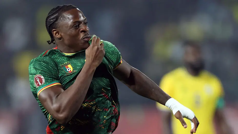 Eyong’s early strike seals Cameroon win over Gabon in AFCON opener